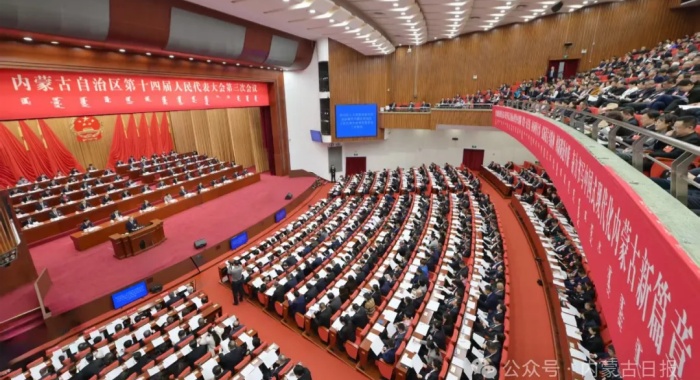 自治区十四届人大三次会议举行第二次全体会议 孙绍骋王莉霞张延昆出席